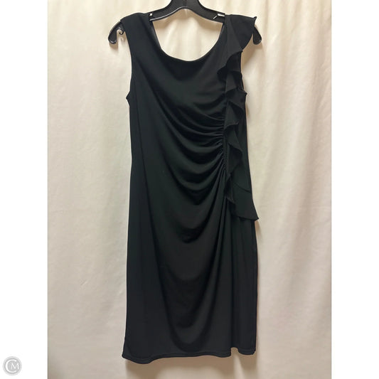 Dress Casual Midi By White House Black Market In Black, Size: M