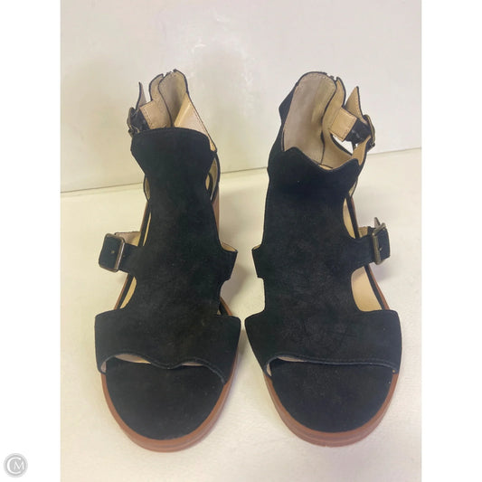 Sandals Heels Block By Sole Society In Black, Size: 10