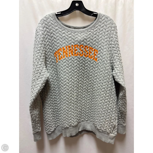 Sweatshirt Crewneck By Clothes Mentor In Grey, Size: L