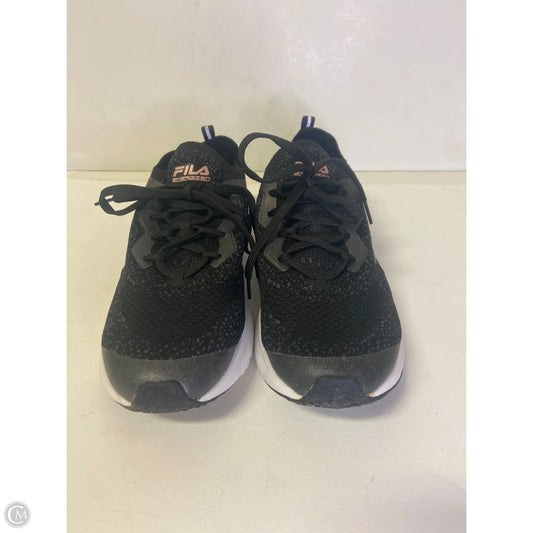 Shoes Athletic By Fila In Black, Size: 10