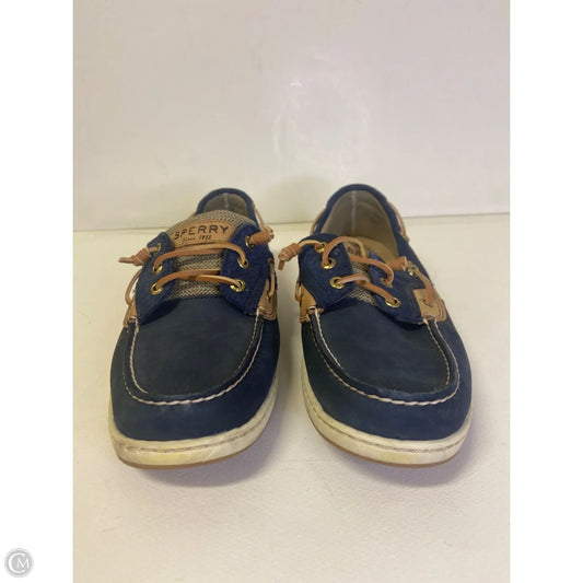 Shoes Flats By Sperry In Navy, Size: 12