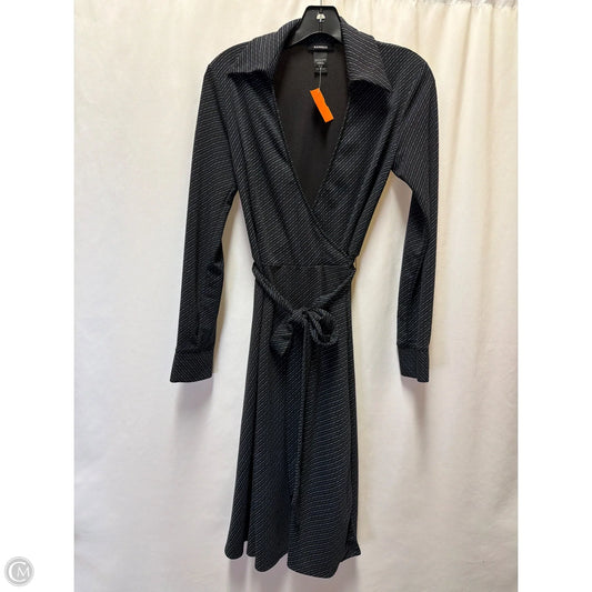 Dress Casual Midi By Express In Navy, Size: S