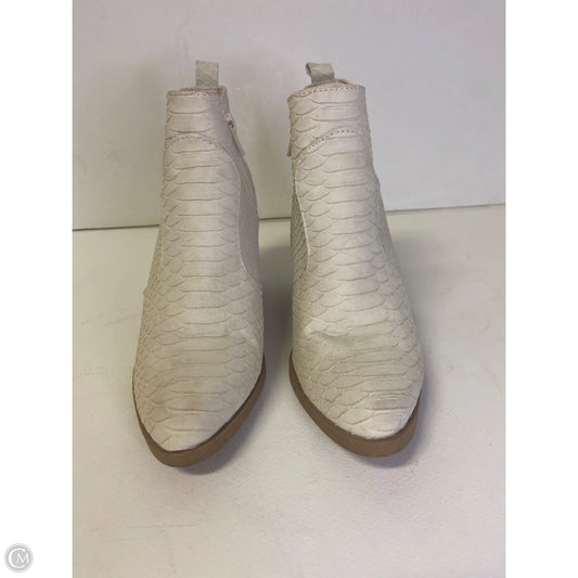 Boots Ankle Heels By Altard State In Cream, Size: 6