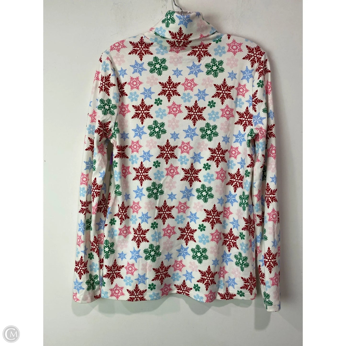 Top Long Sleeve By Time And Tru In White, Size: M