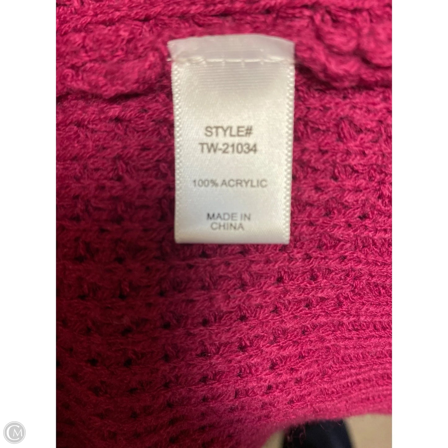 Cardigan By Zenana Outfitters In Pink, Size: Xl