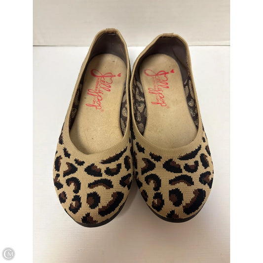 Shoes Flats By Jelly Pop In Animal Print, Size: 7.5
