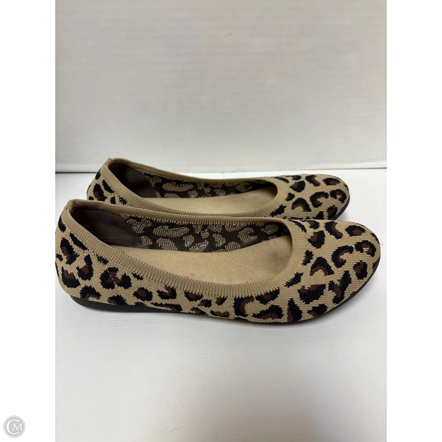 Shoes Flats By Jelly Pop In Animal Print, Size: 7.5