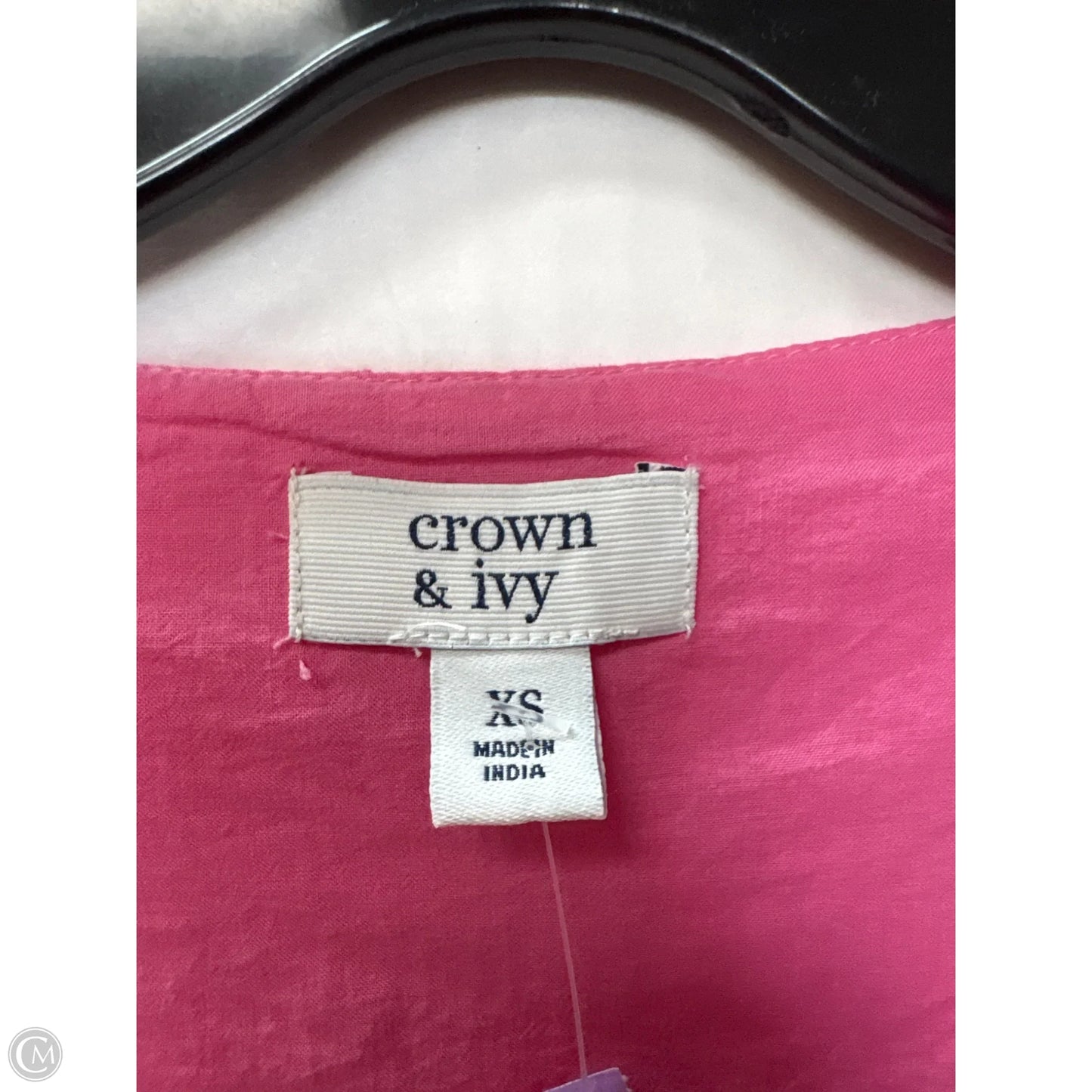 Top Short Sleeve By Crown And Ivy In Pink, Size: Xs