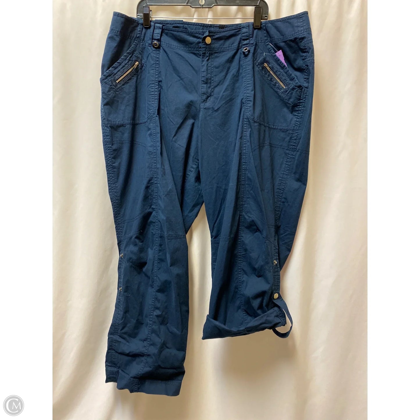 Pants Cargo & Utility By Venezia In Navy, Size: 22