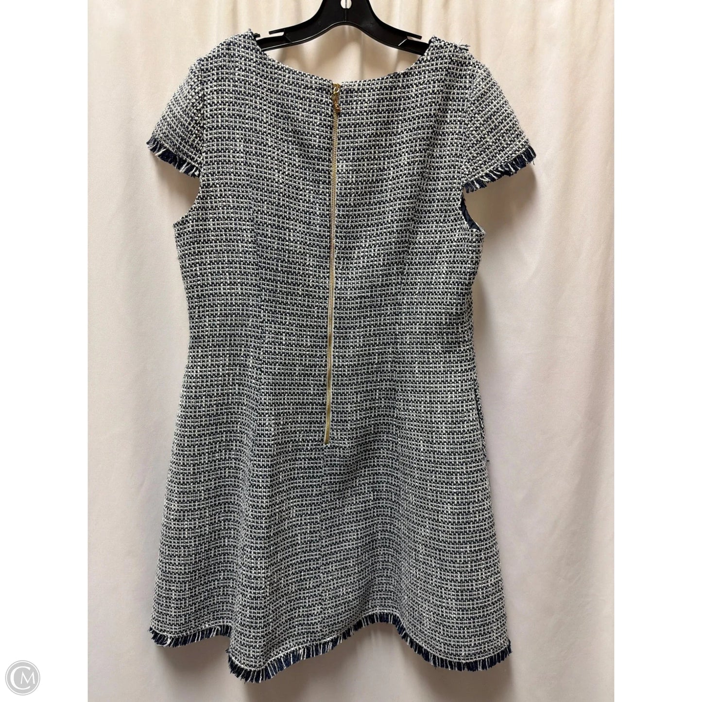Dress Casual Midi By Eliza J In Navy, Size: 1x