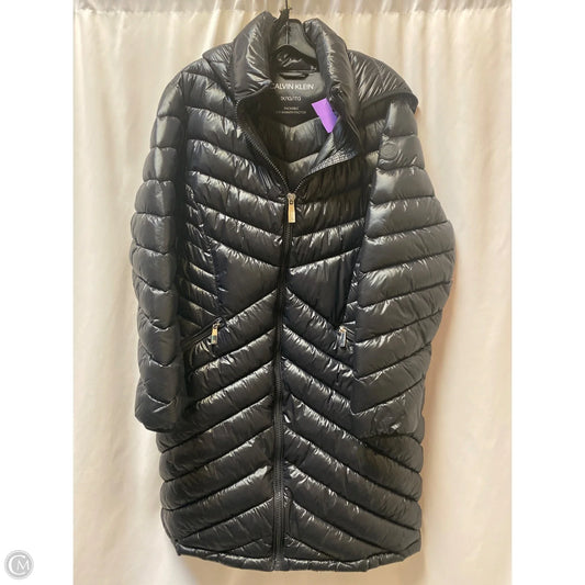 Jacket Puffer & Quilted By Calvin Klein In Black, Size: 1x