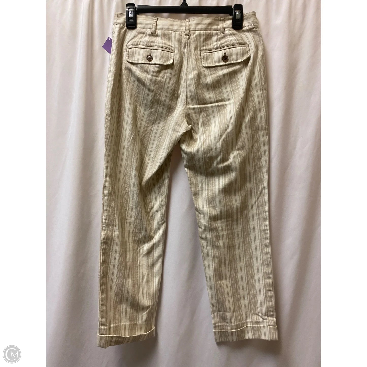 Pants Designer By Tory Burch In Beige, Size: 4