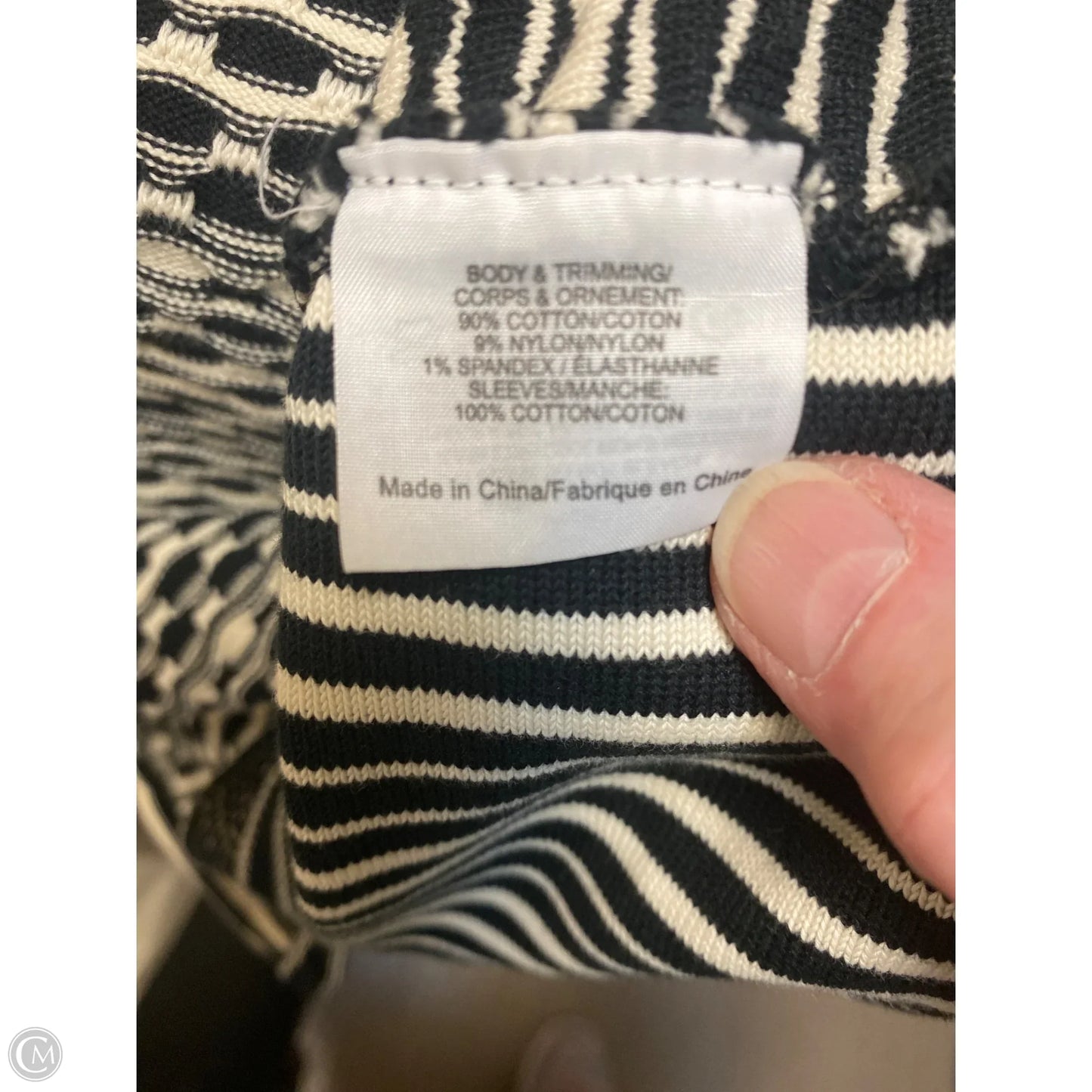 Top Short Sleeve Designer By Tory Burch In Black, Size: Xs