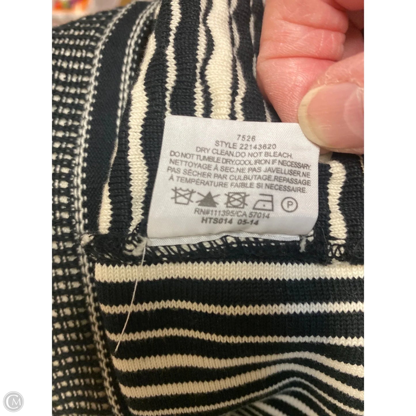 Top Short Sleeve Designer By Tory Burch In Black, Size: Xs