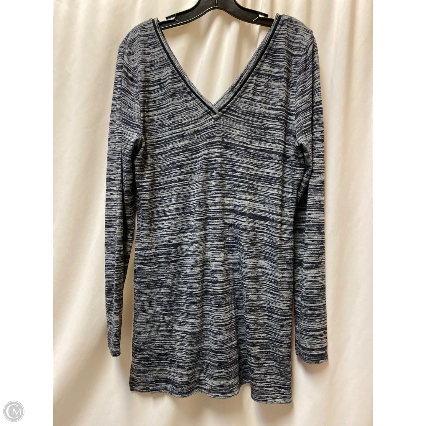 Top Long Sleeve By White House Black Market In Blue, Size: L
