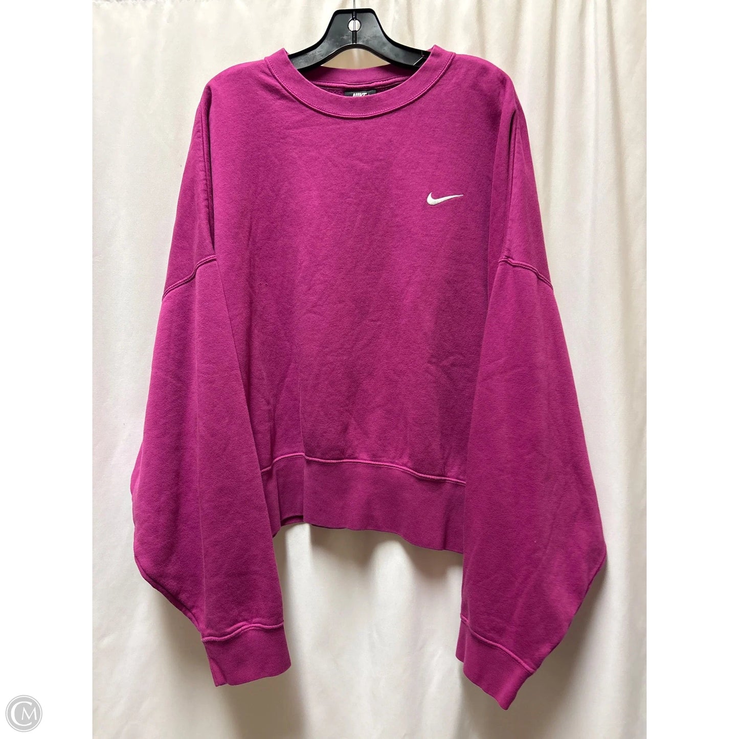 Sweatshirt Crewneck By Nike In Purple, Size: Xxl