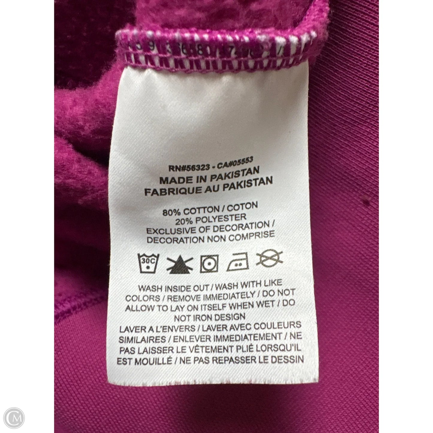 Sweatshirt Crewneck By Nike In Purple, Size: Xxl