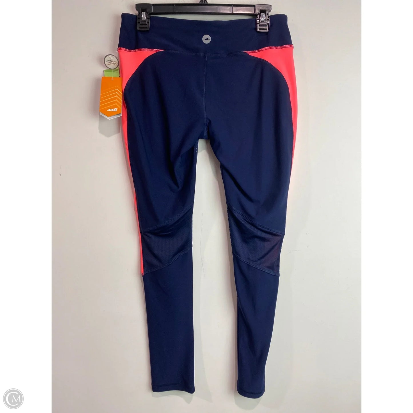 Athletic Leggings By Avia In Navy, Size: M