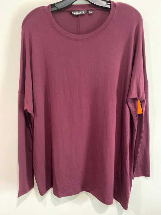 Athletic Top Long Sleeve Crewneck By Athleta  Size: Xxs