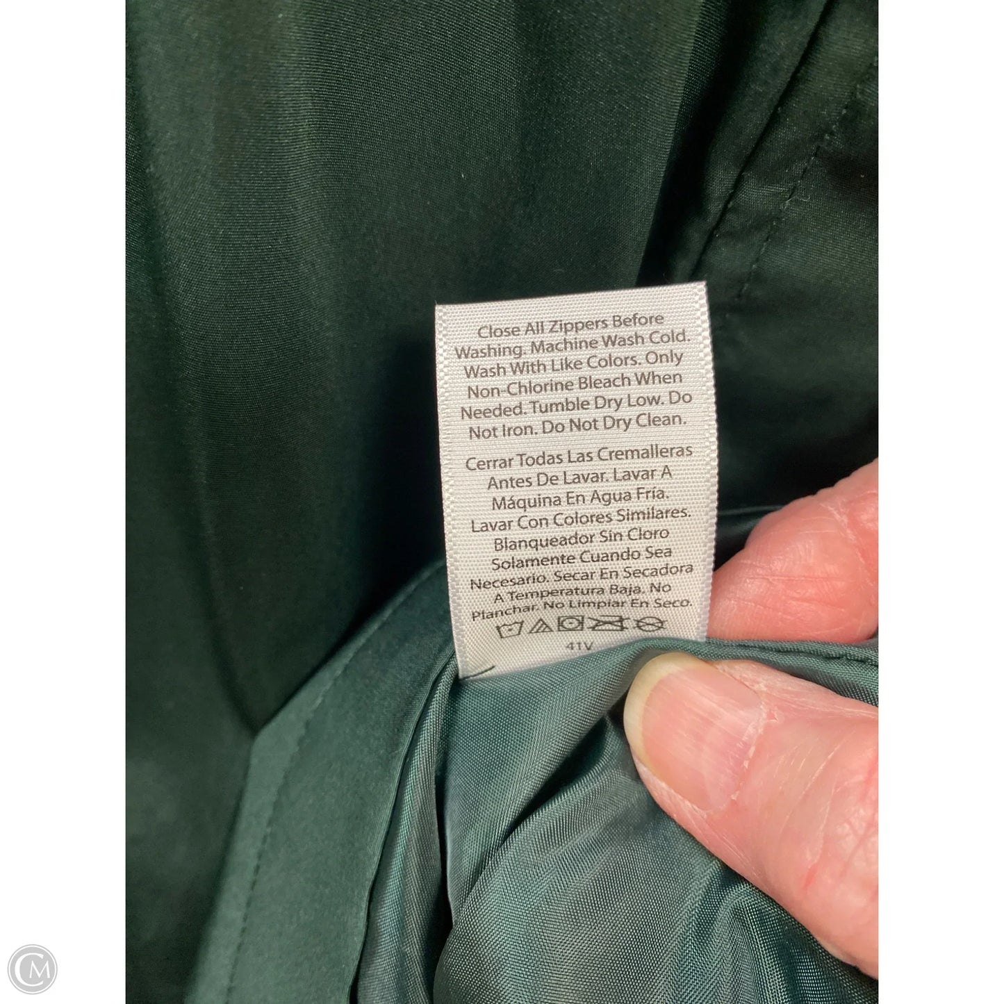 Jacket Utility By Time And Tru In Green, Size: Xs