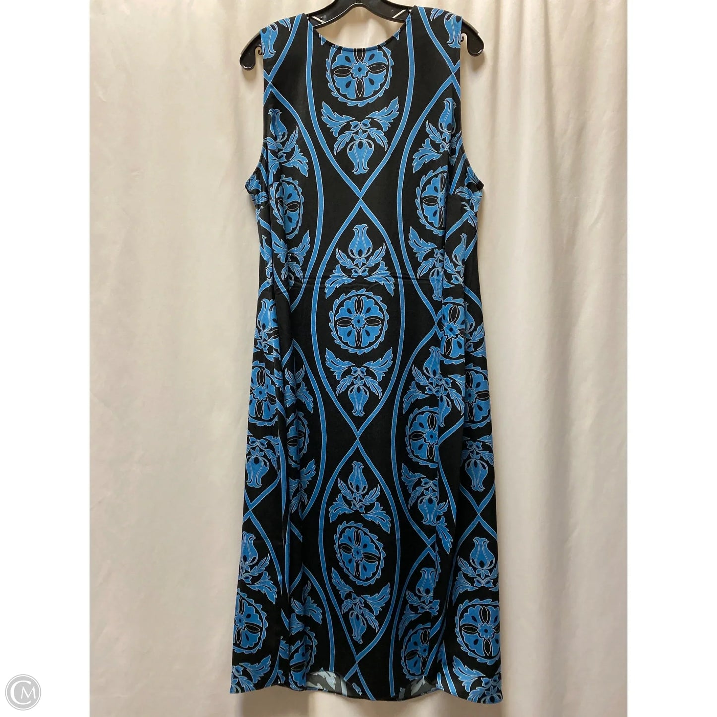 Dress Casual Maxi By Lane Bryant In Blue, Size: L