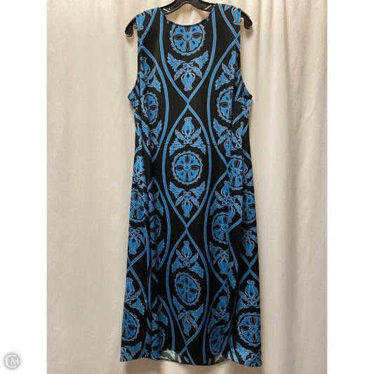 Dress Casual Maxi By Lane Bryant In Blue, Size: L