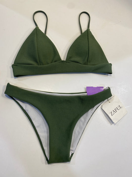 Green Swimsuit 2pc Zaful, Size S