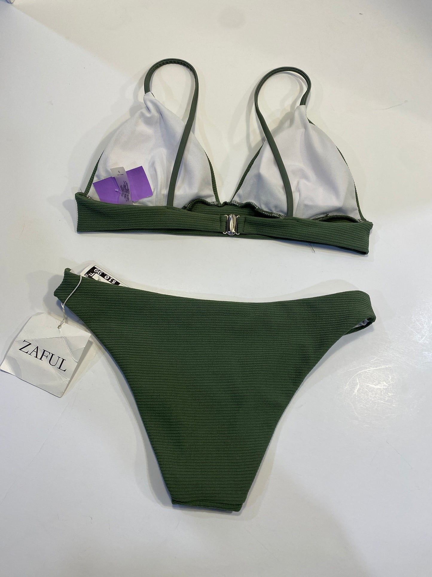 Green Swimsuit 2pc Zaful, Size S