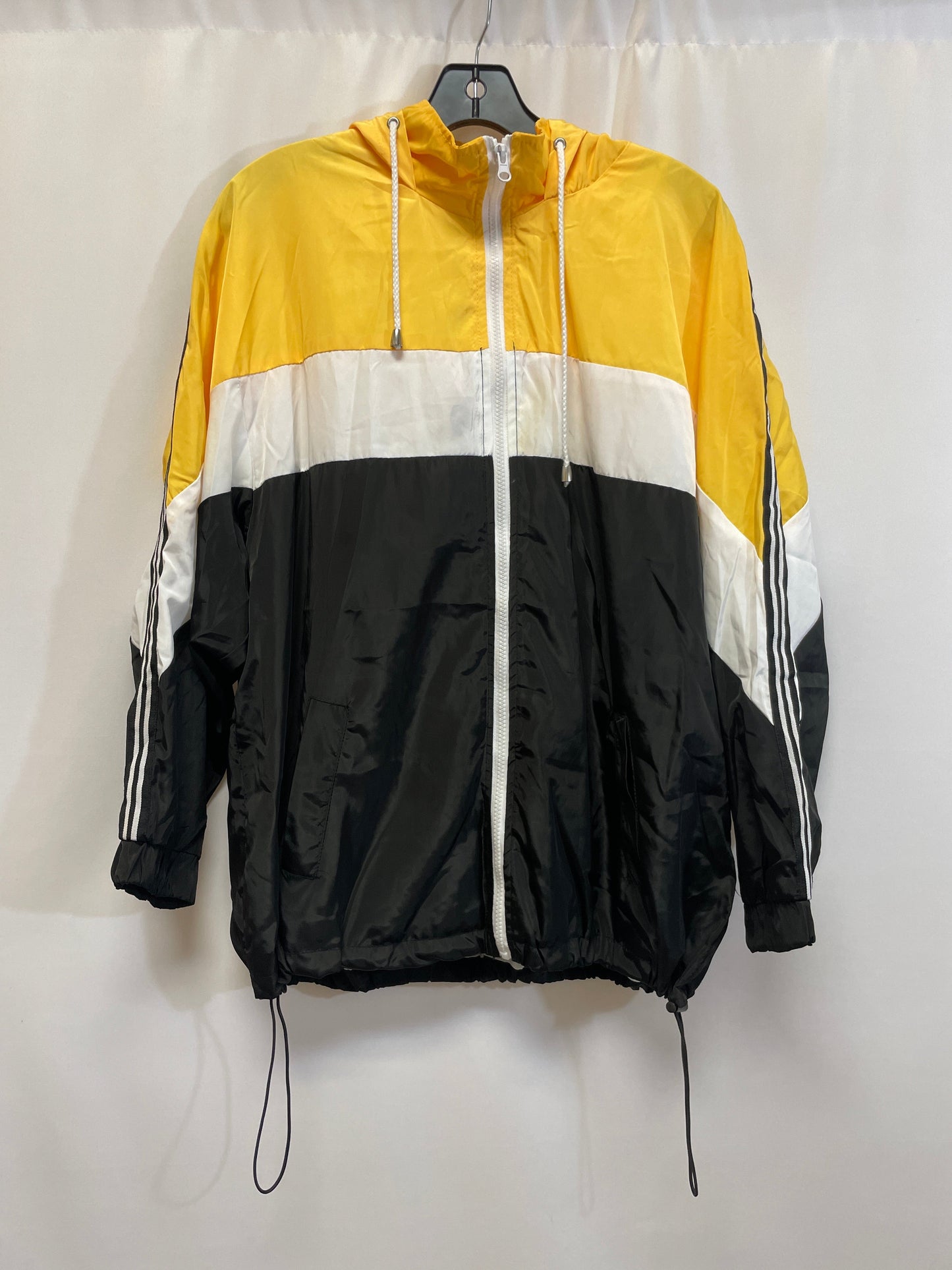 Yellow Jacket Windbreaker New Look, Size 1x