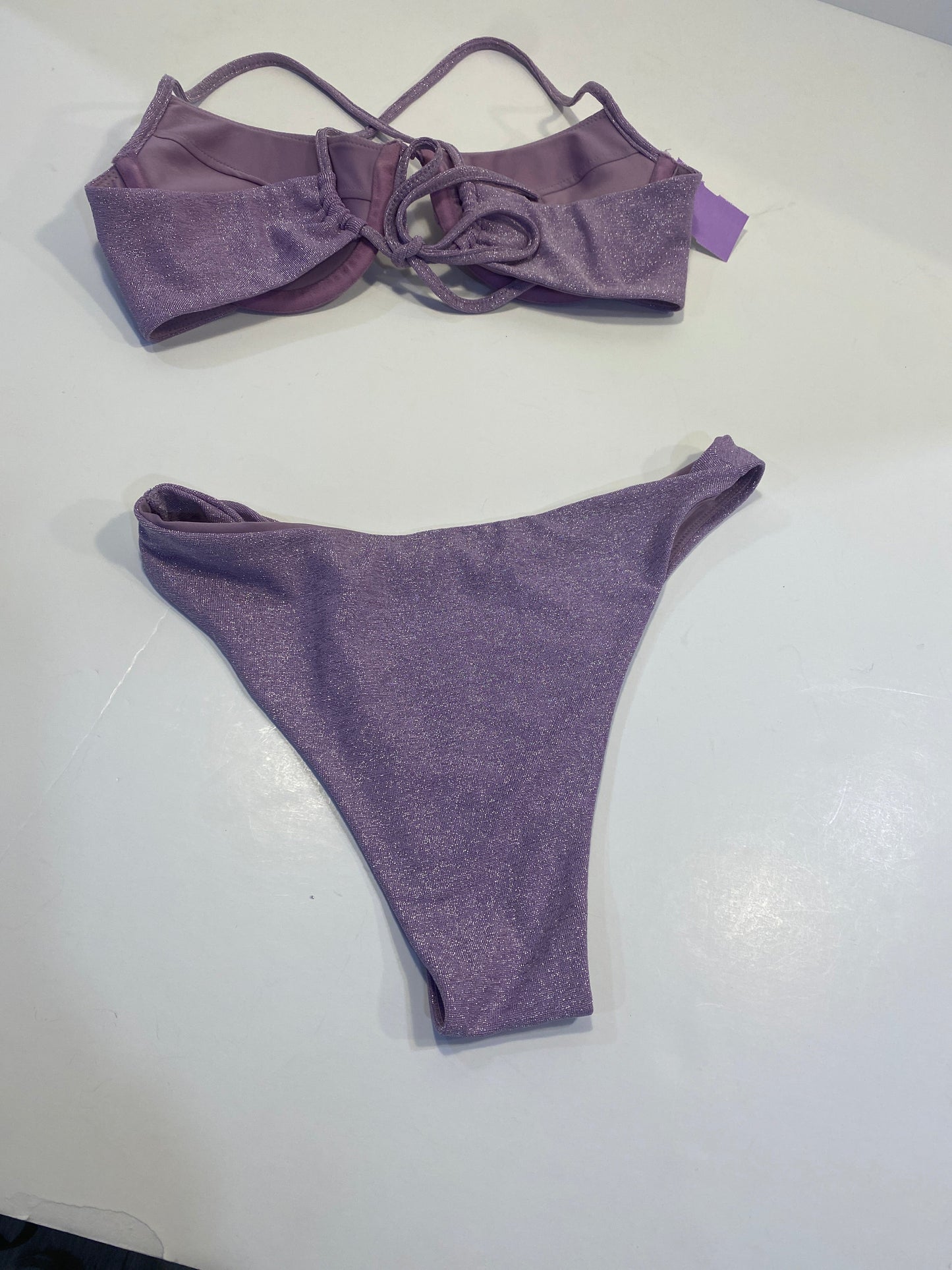 Purple Swimsuit 2pc Clothes Mentor, Size M