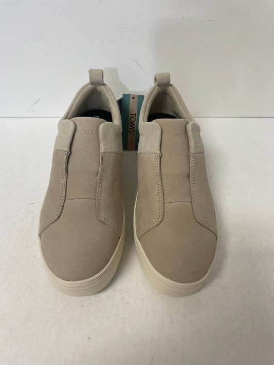 Beige Shoes Sneakers Toms, Size 6