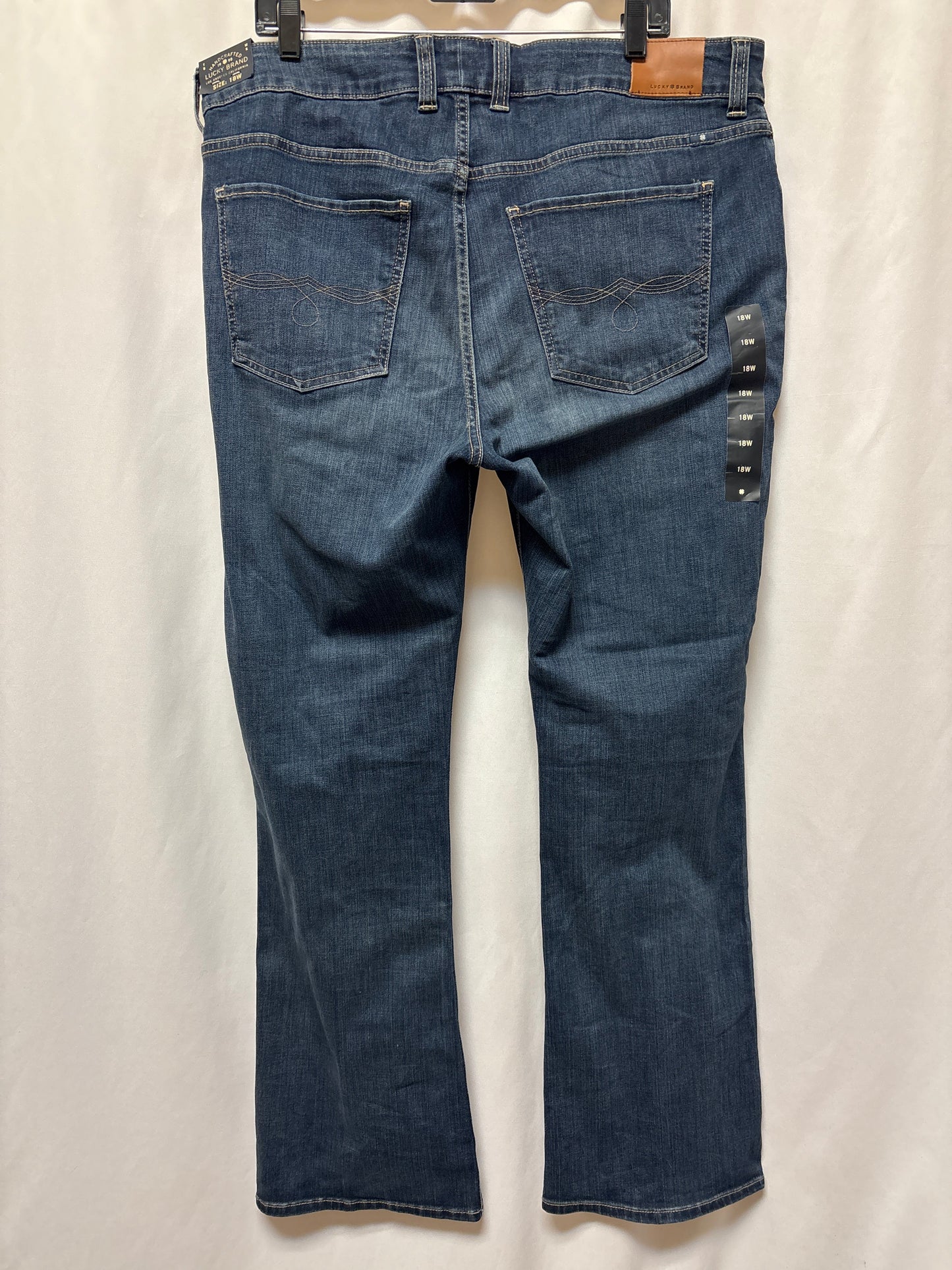 Jeans Boot Cut By Lucky Brand In Blue Denim, Size: 18