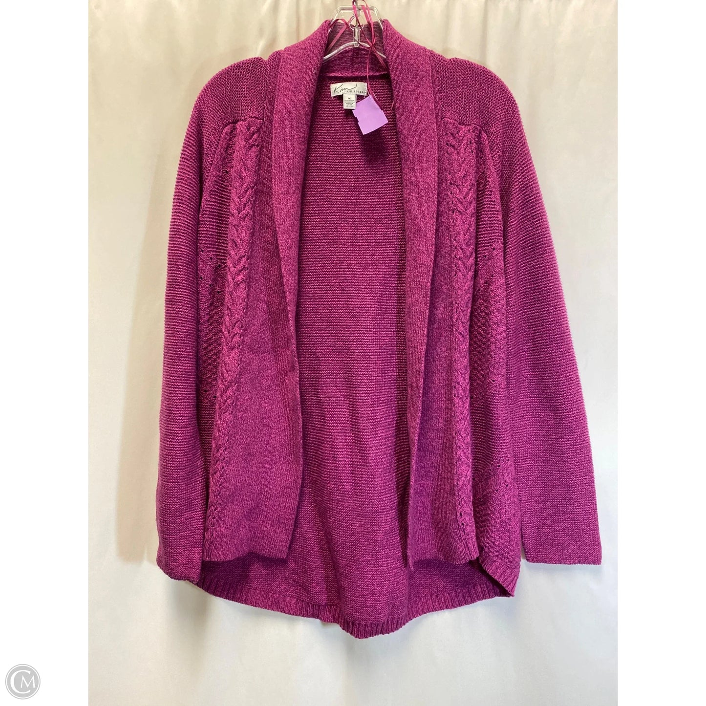 Cardigan By Kim Rogers In Purple, Size: M