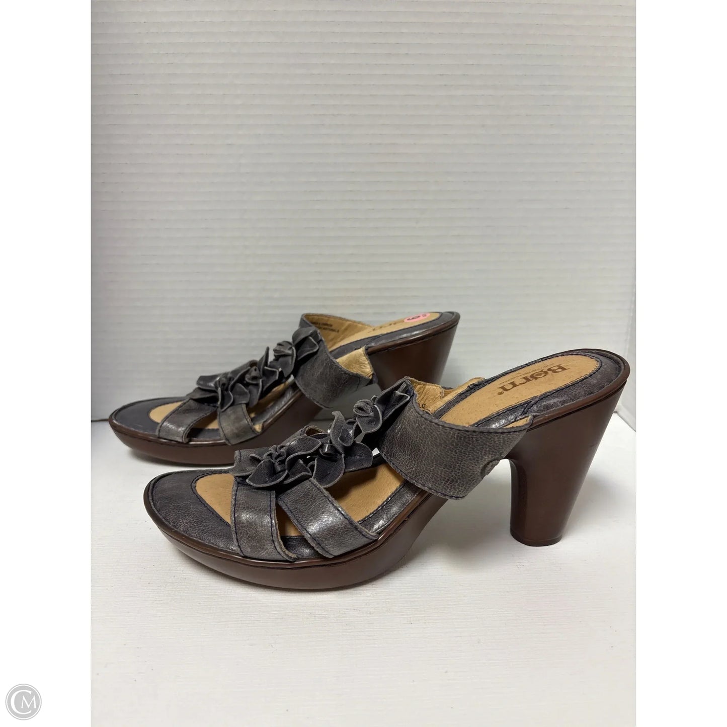 Sandals Heels Block By Born In Blue, Size: 9