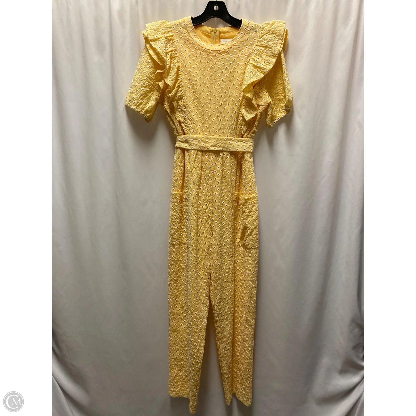 Jumpsuit By Clothes Mentor In Yellow, Size: L