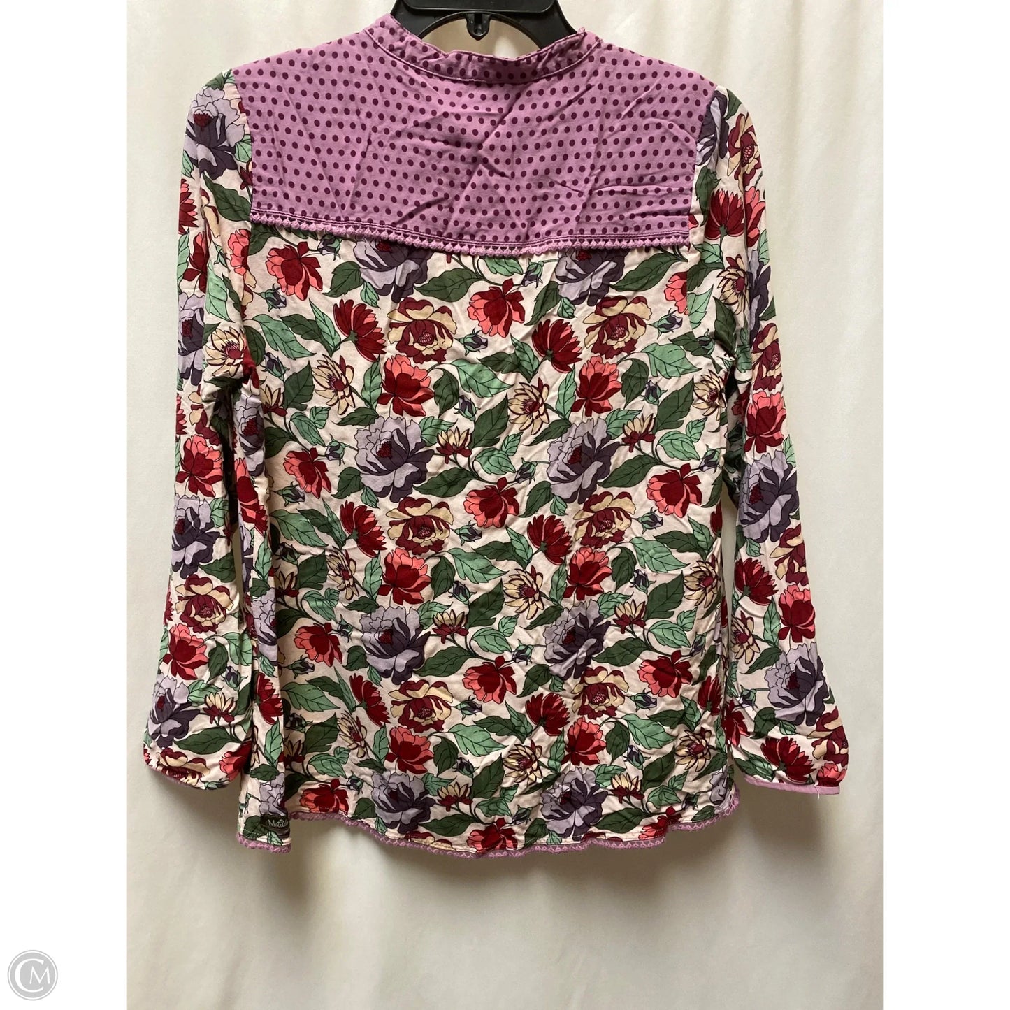 Top Long Sleeve By Matilda Jane In Purple, Size: L