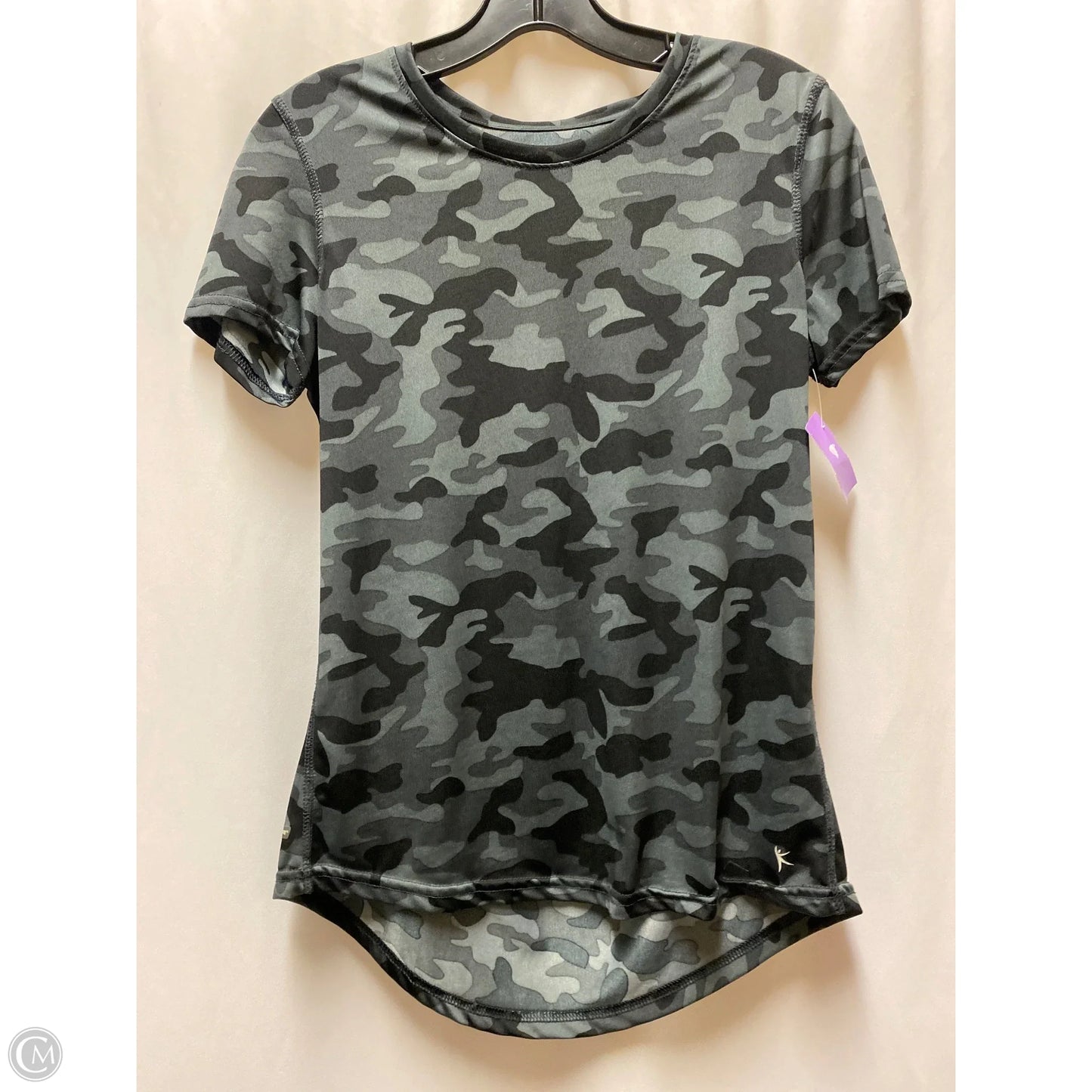 Athletic Top Short Sleeve By Danskin Now In Black, Size: M