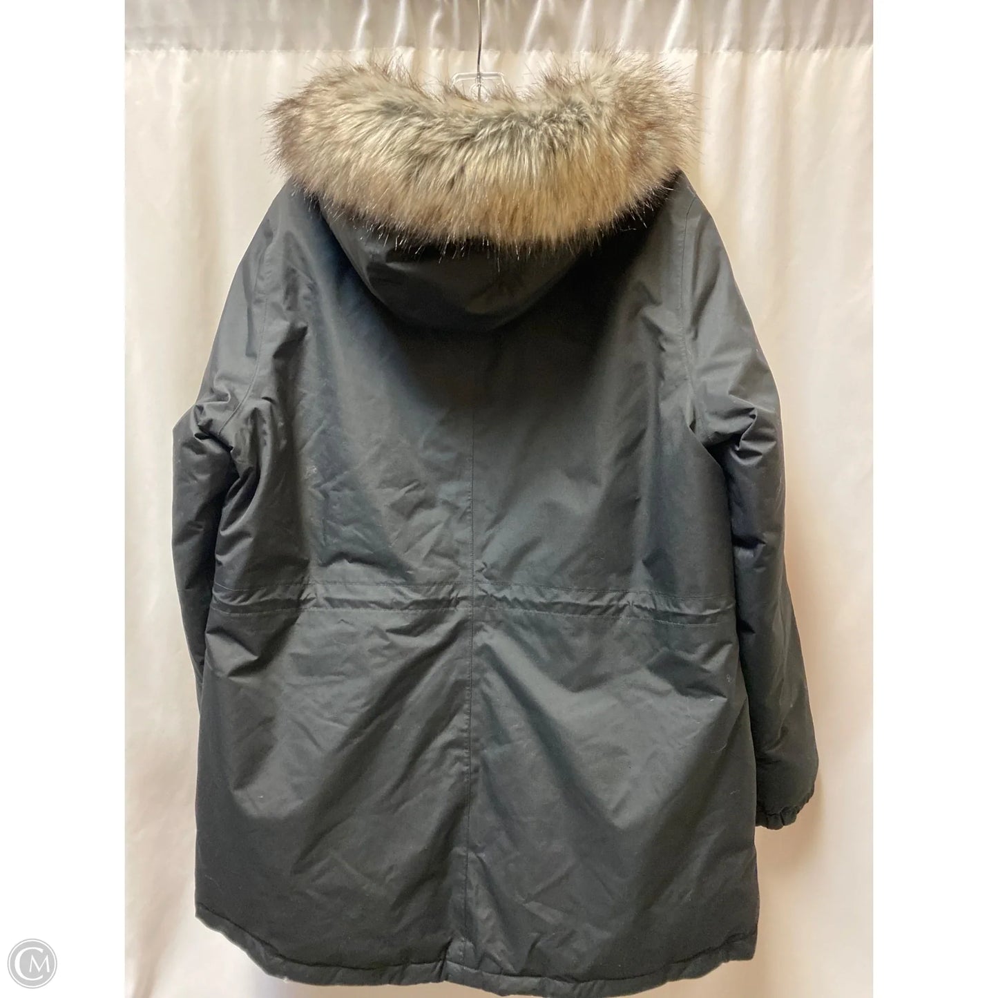 Jacket Faux Fur & Sherpa By Eddie Bauer In Black, Size: Xl