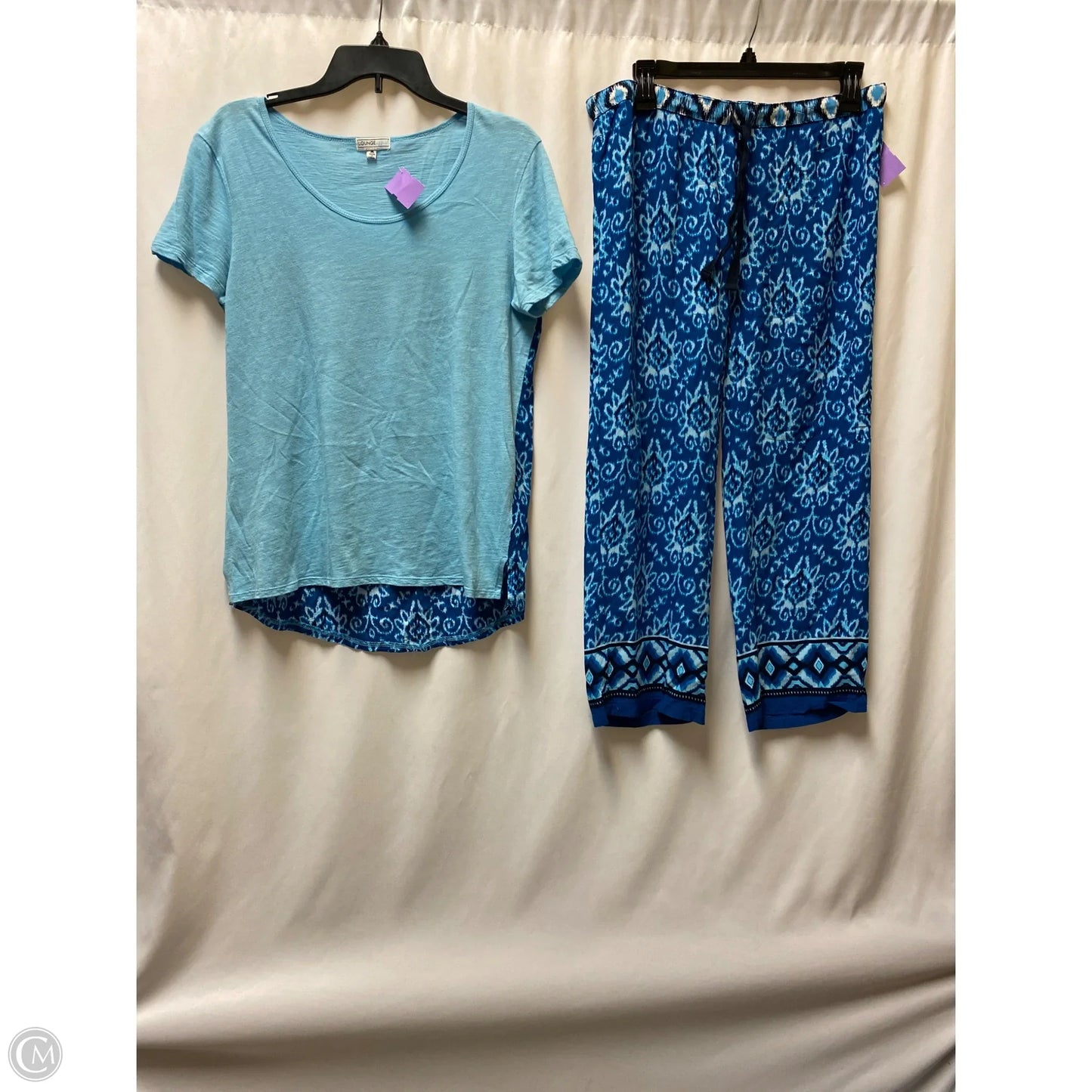 Pajamas 2pc By Clothes Mentor In Blue, Size: M