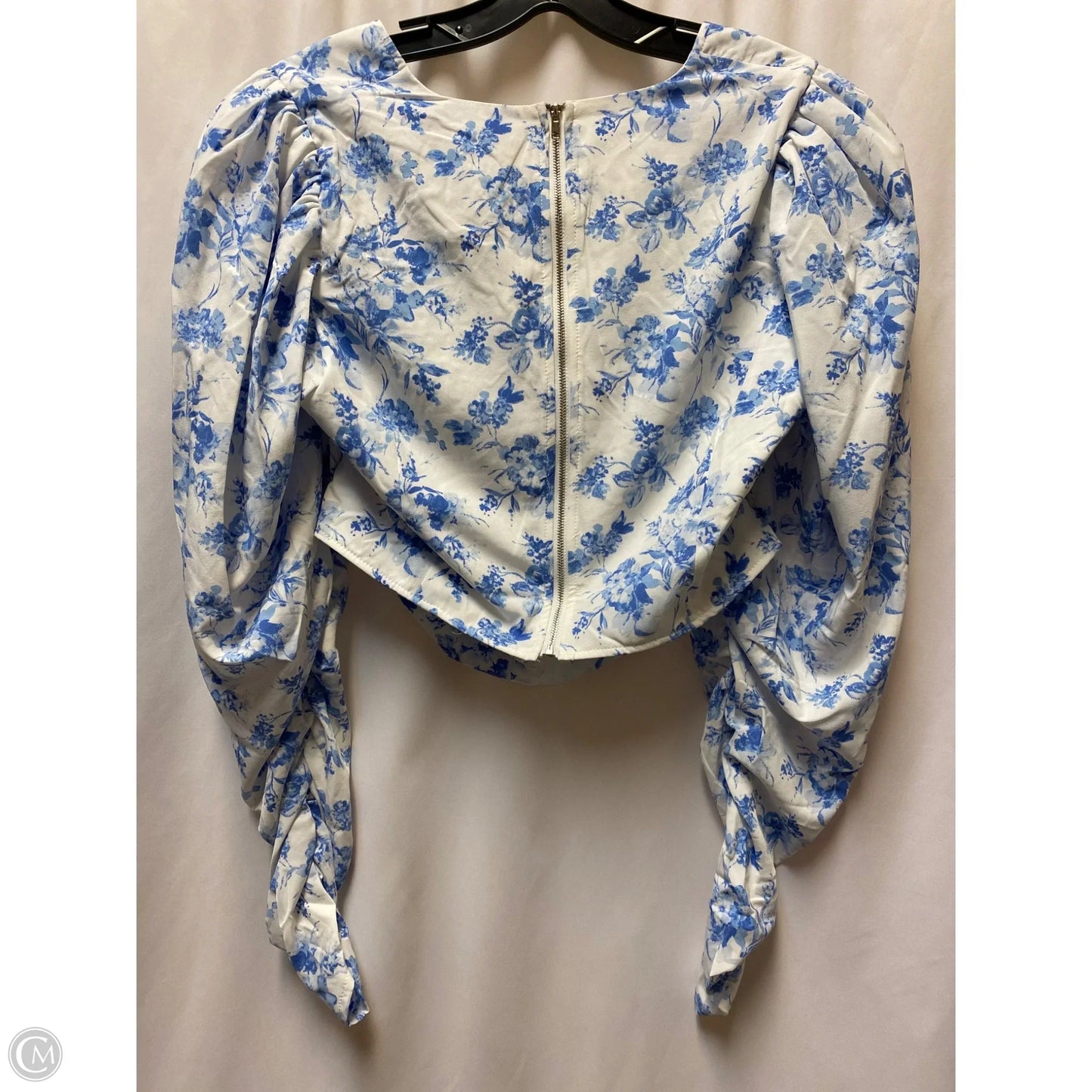 Top Long Sleeve By Boohoo Boutique In Blue, Size: 12