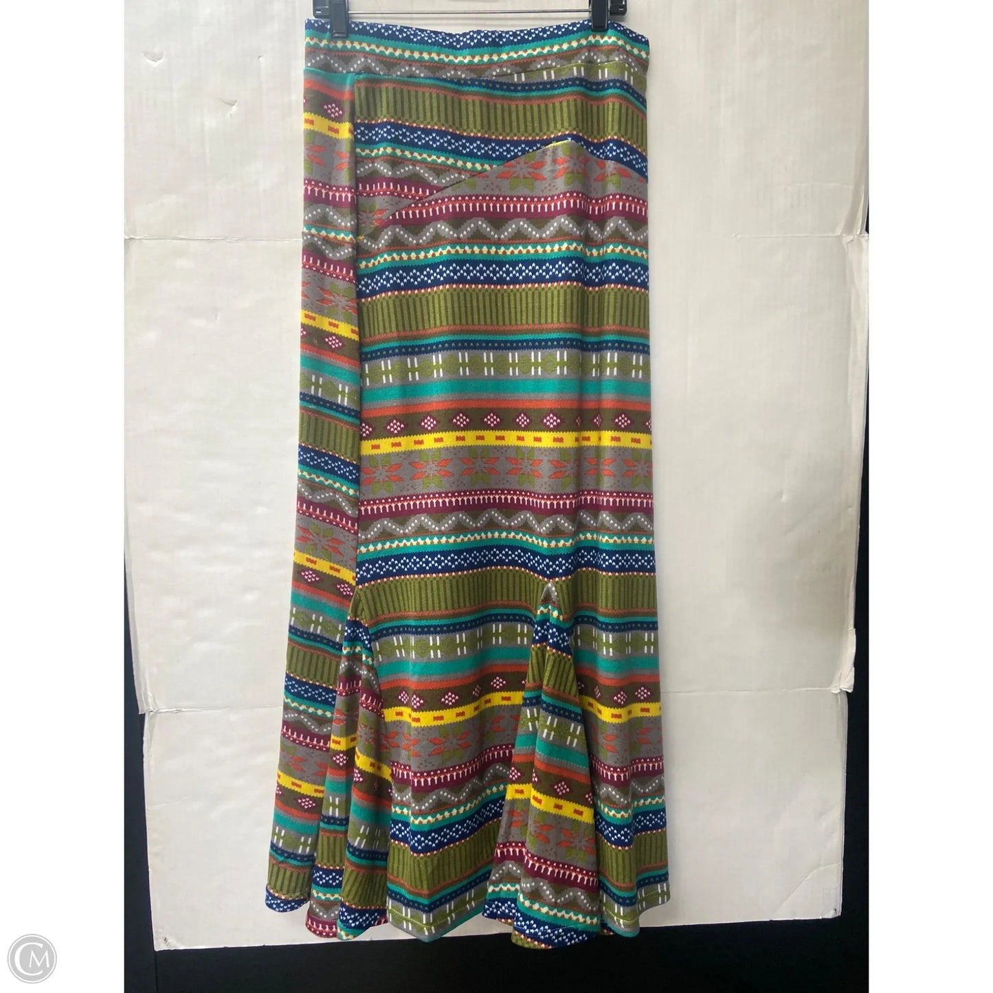 Skirt Maxi By Poof In Green, Size: L