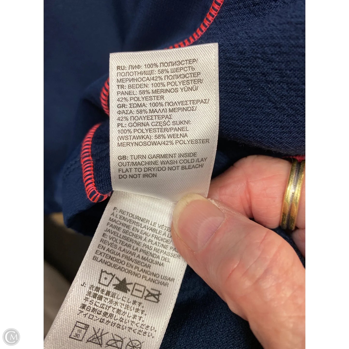 Athletic Fleece By The North Face In Navy, Size: L