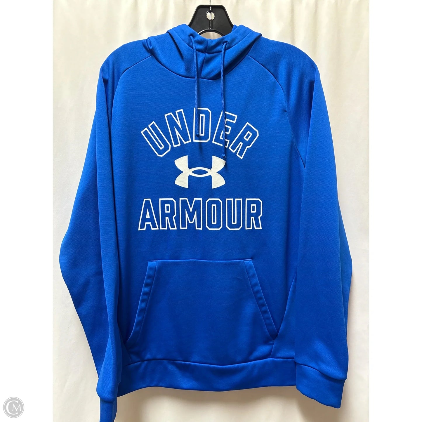Sweatshirt Hoodie By Under Armour In Blue, Size: M