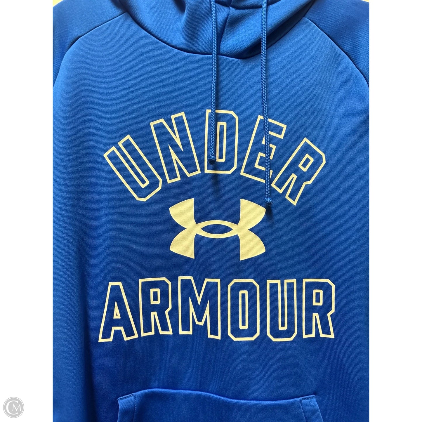 Sweatshirt Hoodie By Under Armour In Blue, Size: M
