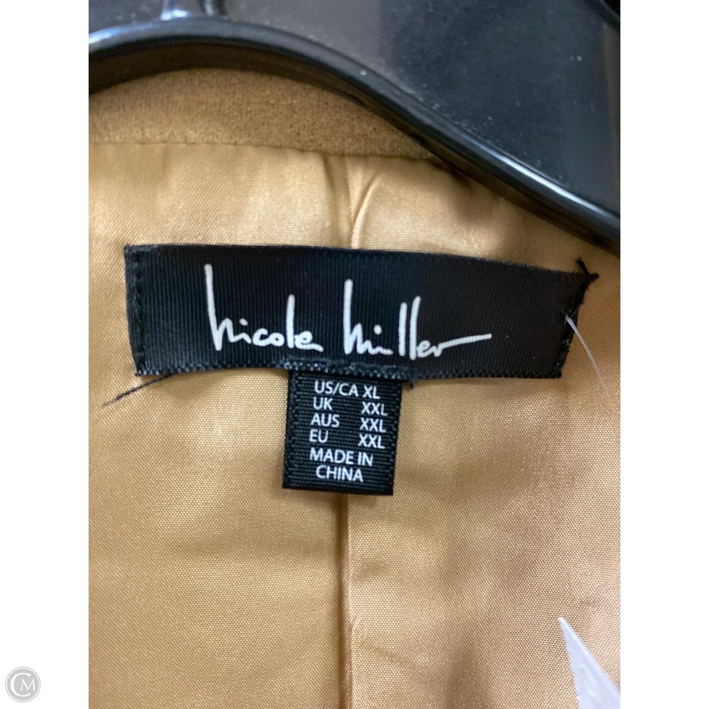 Vest Other By Nicole Miller In Brown, Size: Xl