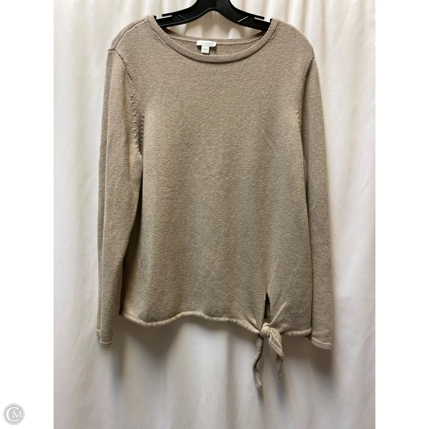 Sweater By Pure Jill In Brown, Size: L
