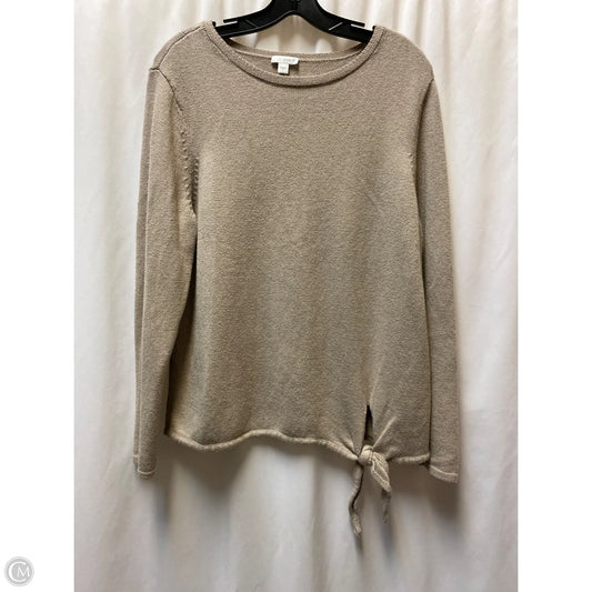 Sweater By Pure Jill In Brown, Size: L