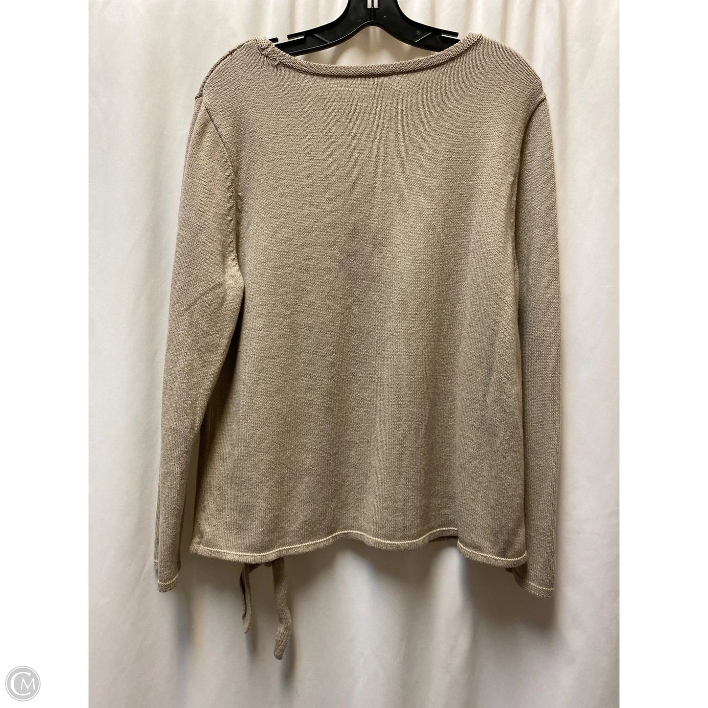 Sweater By Pure Jill In Brown, Size: L