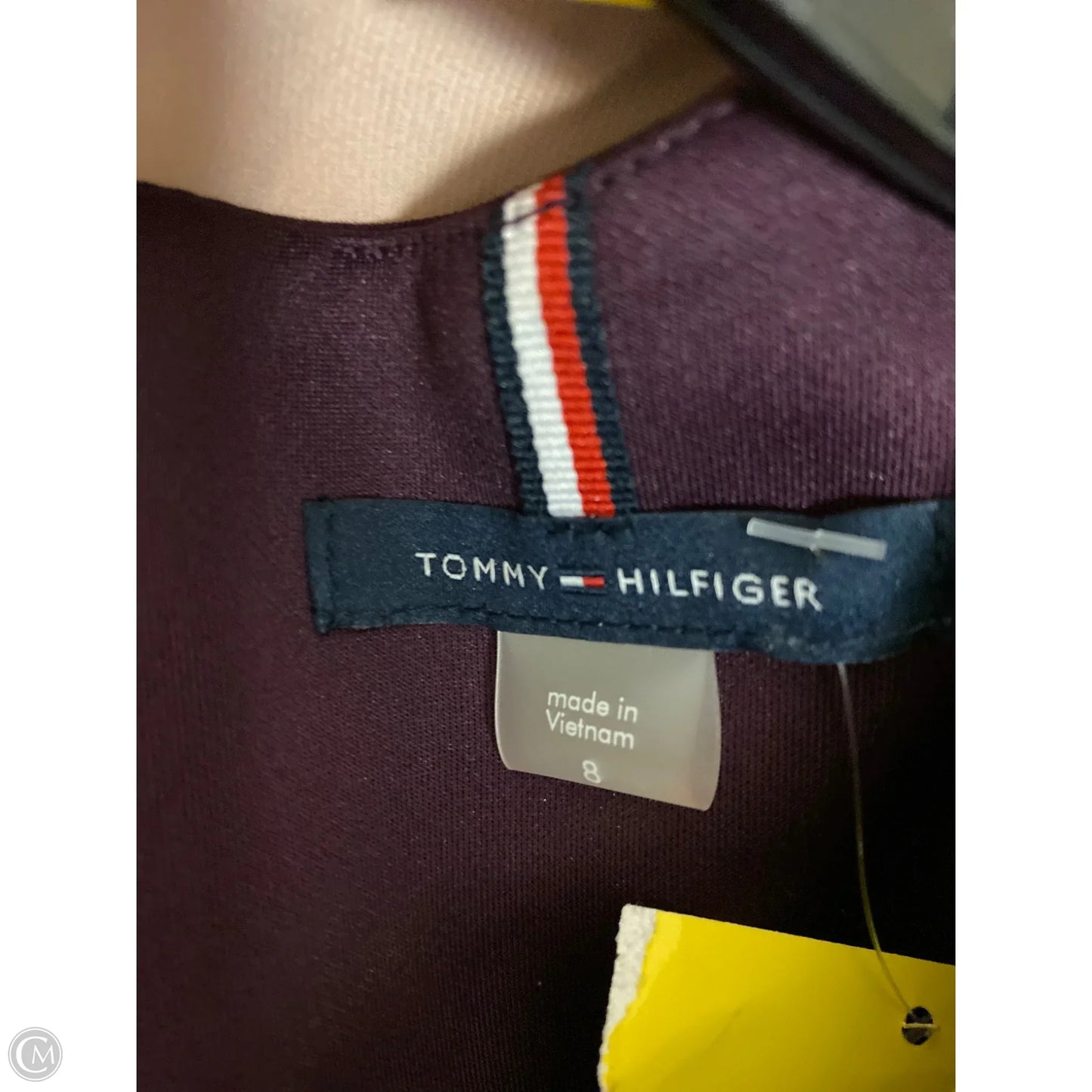 Dress Casual Midi By Tommy Hilfiger In Purple, Size: 8