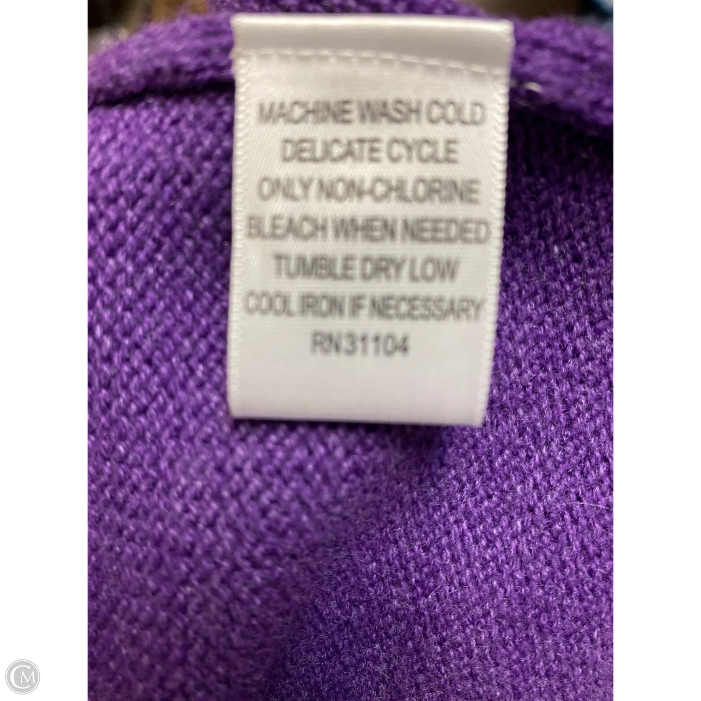 Sweater By Kim Rogers In Purple, Size: M